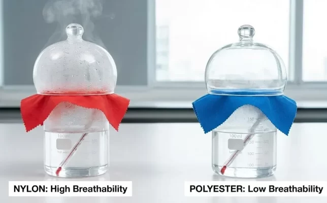 Bảng so sánh đặc tính kỹ thuật giữa Nylon và Polyester